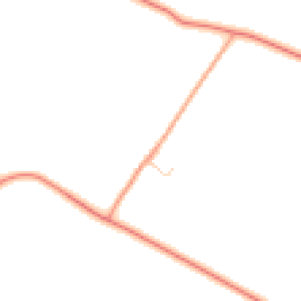 Daytime road noise heatmap for LE2 2FS