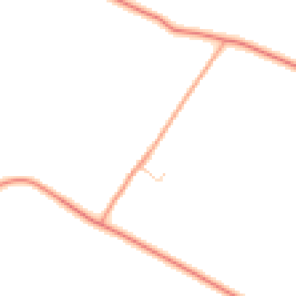 Daytime road noise heatmap for LE2 2FT