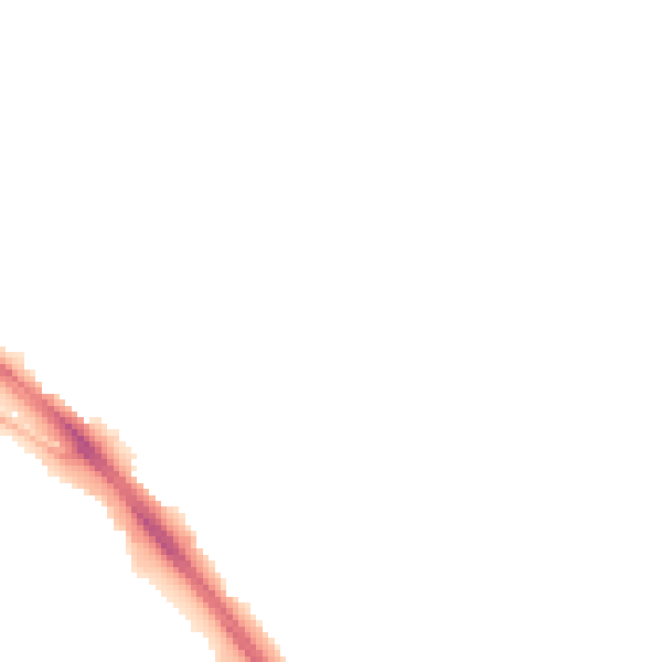 Night-time road noise heatmap for LE2 4JD
