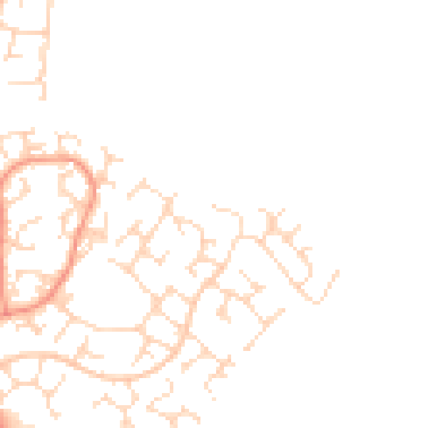 Daytime road noise heatmap for LE2 4QB