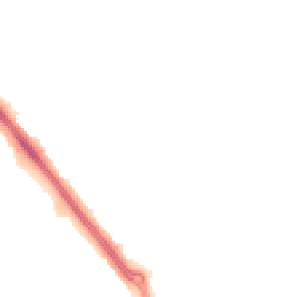 Night-time road noise heatmap for LE2 4SP