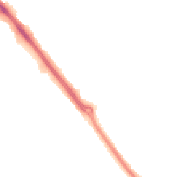 Night-time road noise heatmap for LE2 4SX