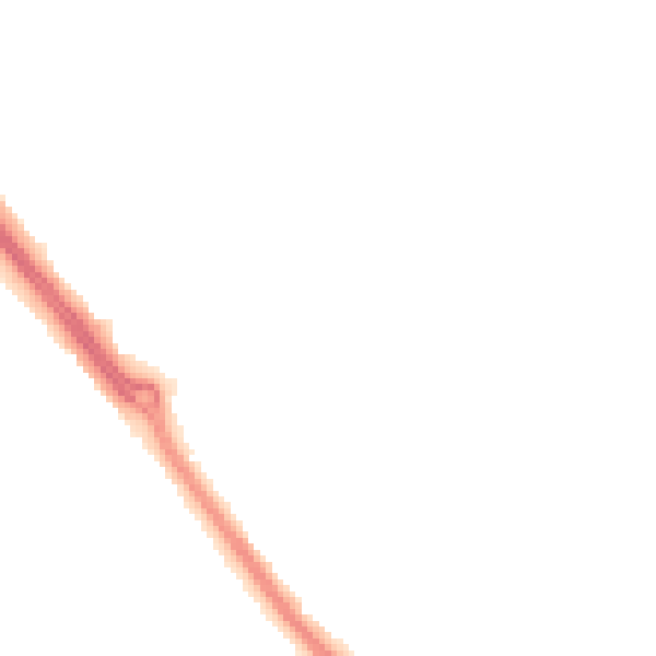 Night-time road noise heatmap for LE2 4TX