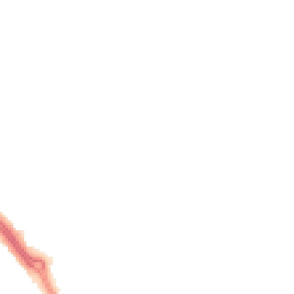 Night-time road noise heatmap for LE2 4UZ