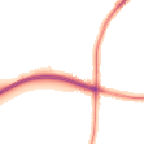 Night-time road noise heatmap for LE2 8PY