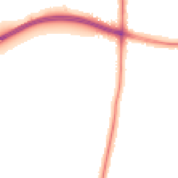 Night-time road noise heatmap for LE2 9HW