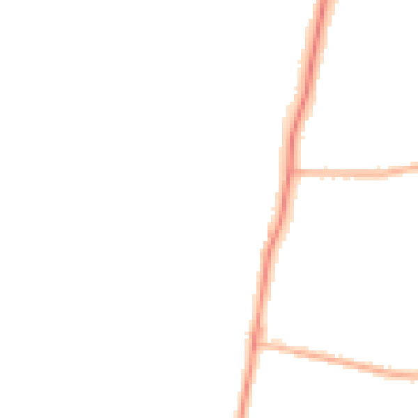 Night-time road noise heatmap for LE2 9JF