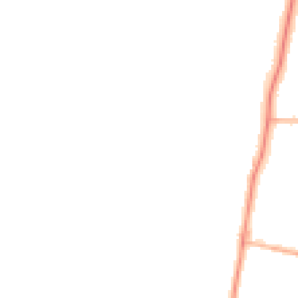 Night-time road noise heatmap for LE2 9JX