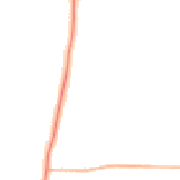 Night-time road noise heatmap for LE2 9LE