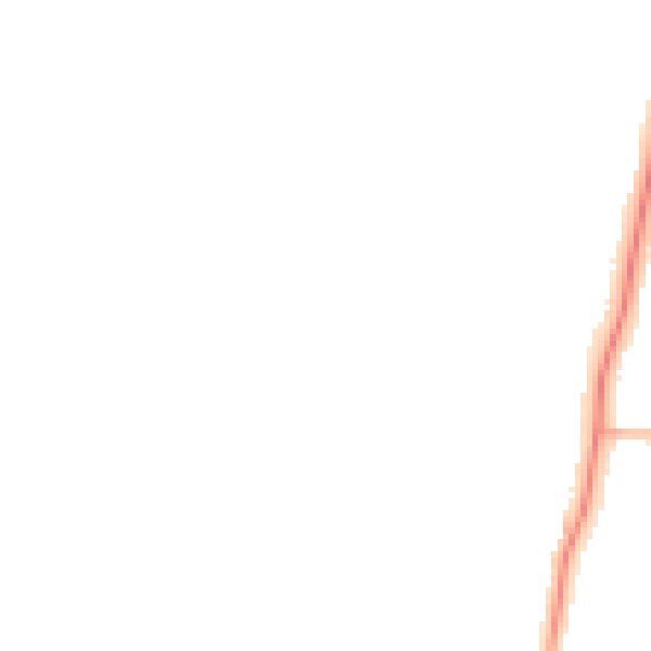 Night-time road noise heatmap for LE2 9NZ