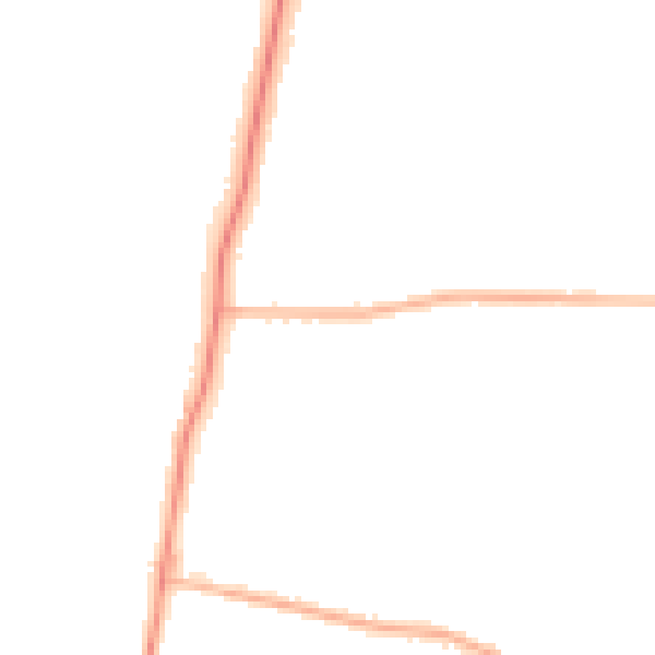 Night-time road noise heatmap for LE2 9PR