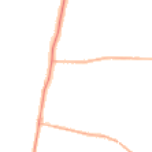Night-time road noise heatmap for LE2 9PU