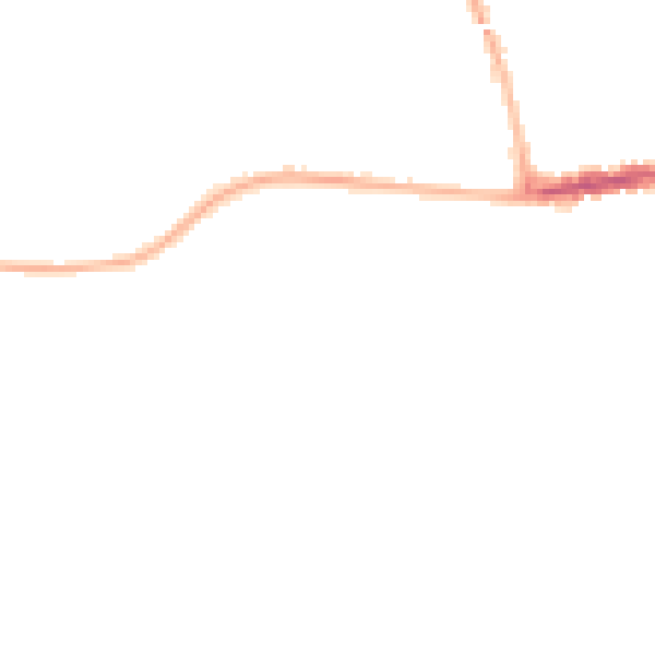 Night-time road noise heatmap for LE2 9UR