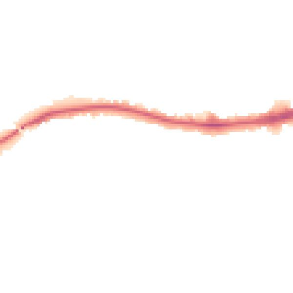 Night-time road noise heatmap for LE3 0UD