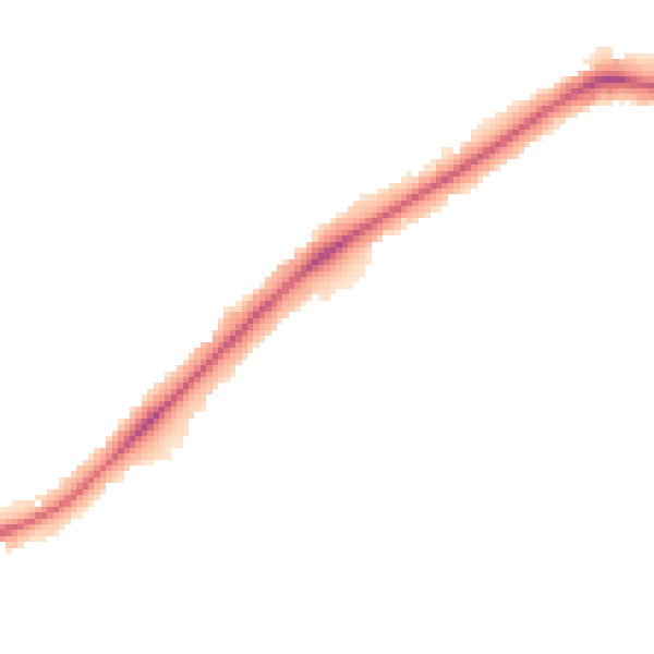 Night-time road noise heatmap for LE3 3NH