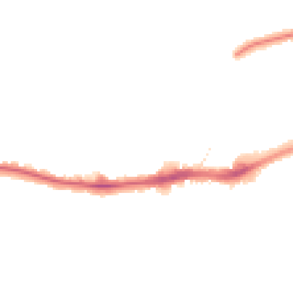 Night-time road noise heatmap for LE3 6FB
