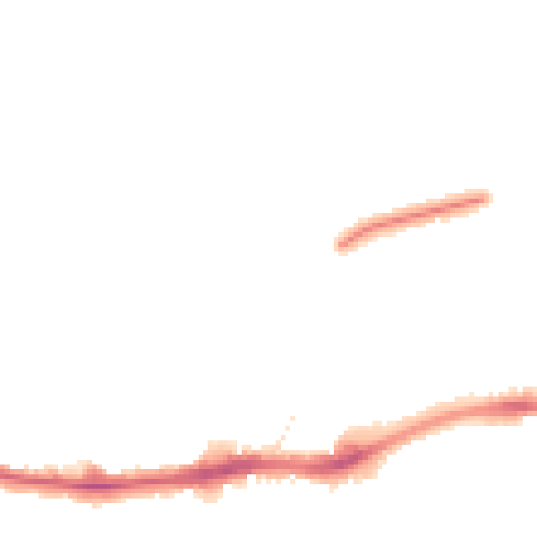 Night-time road noise heatmap for LE3 6RA