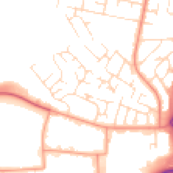 Daytime road noise heatmap for LE3 6TB