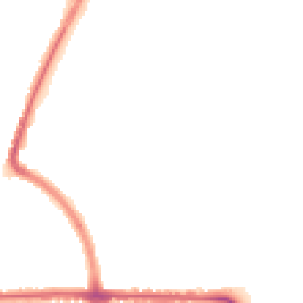 Night-time road noise heatmap for LE5 0AF
