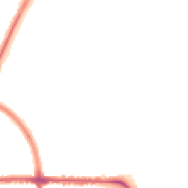 Night-time road noise heatmap for LE5 0AP