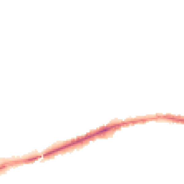 Night-time road noise heatmap for LE5 0DA
