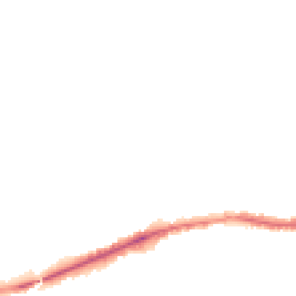 Night-time road noise heatmap for LE5 0DT