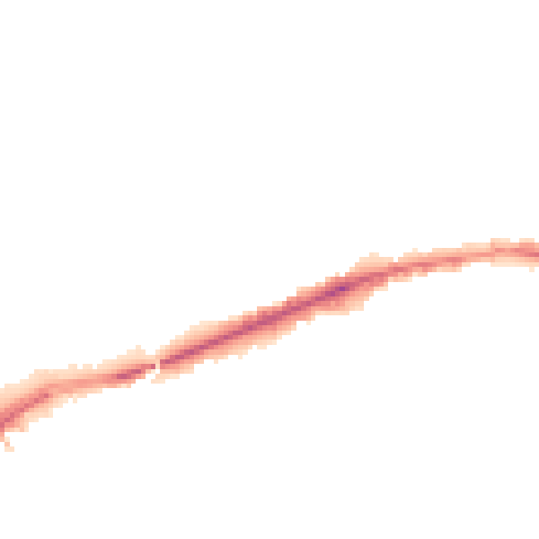 Night-time road noise heatmap for LE5 0EA