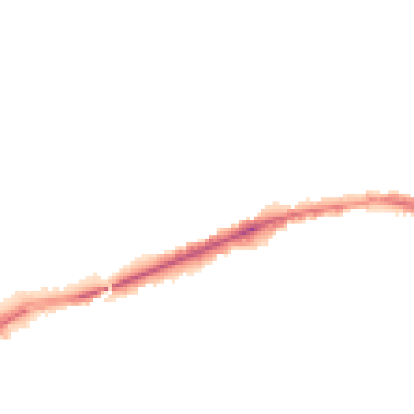 Night-time road noise heatmap for LE5 0EB