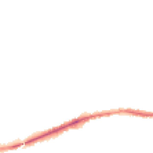 Night-time road noise heatmap for LE5 0EN