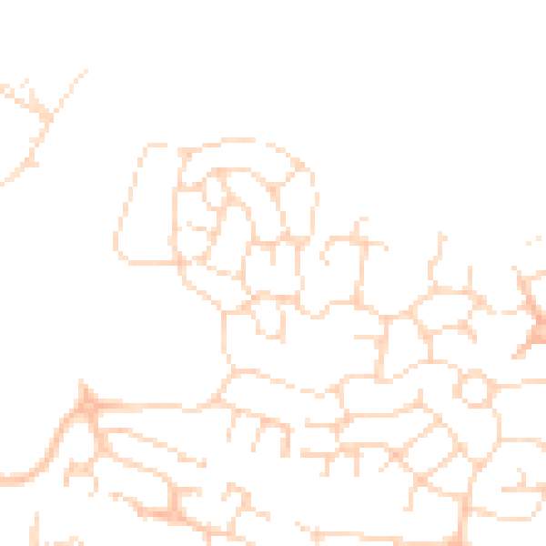 Daytime road noise heatmap for LE5 1BW