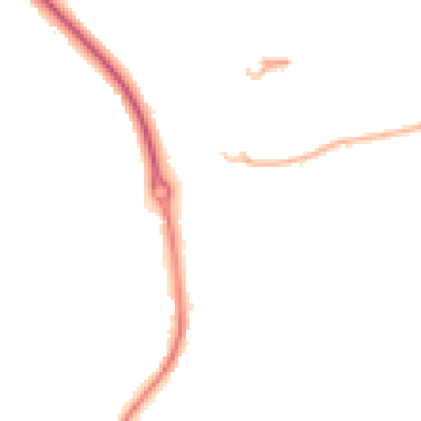 Night-time road noise heatmap for LE5 1FH