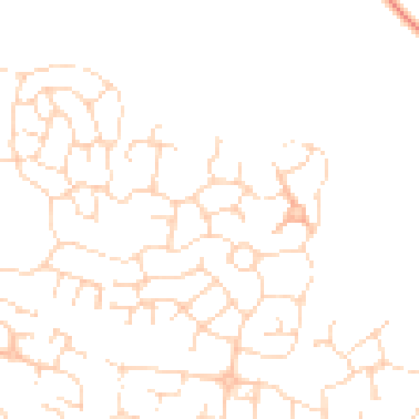 Daytime road noise heatmap for LE5 1PJ