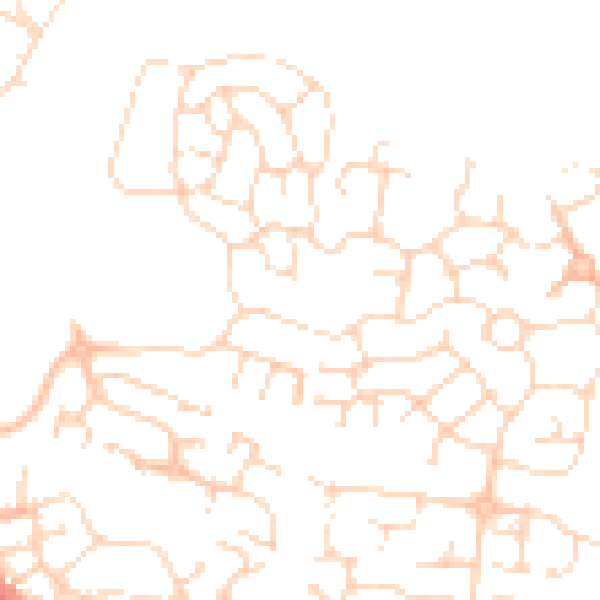 Daytime road noise heatmap for LE5 1PL