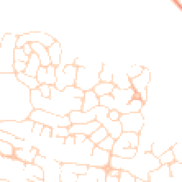 Daytime road noise heatmap for LE5 1PQ