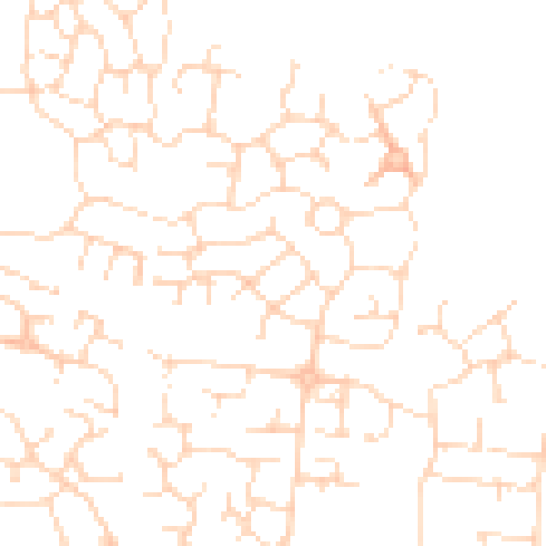 Daytime road noise heatmap for LE5 1PY