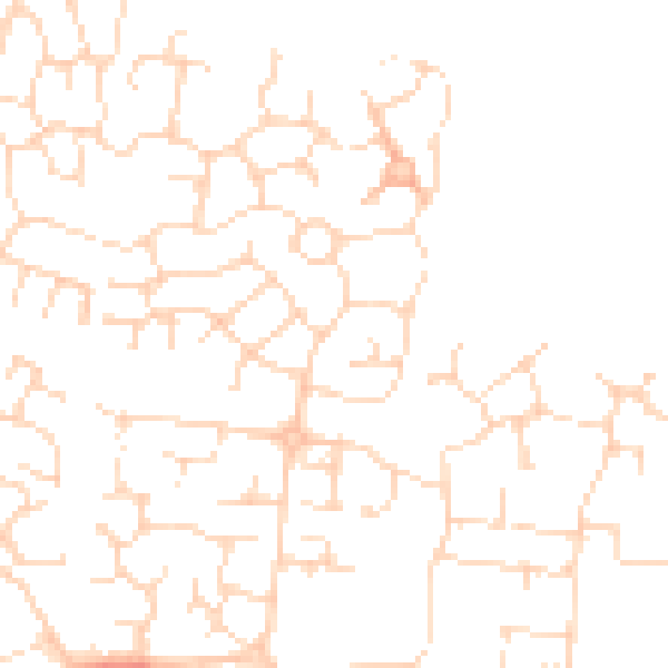 Daytime road noise heatmap for LE5 1QD