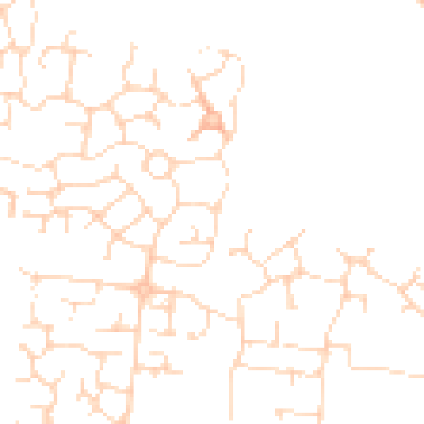 Daytime road noise heatmap for LE5 1QF