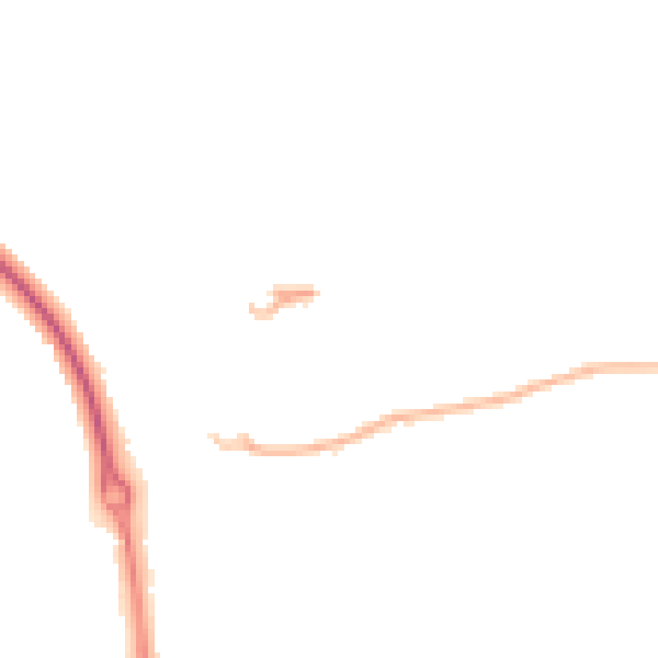 Night-time road noise heatmap for LE5 1TQ