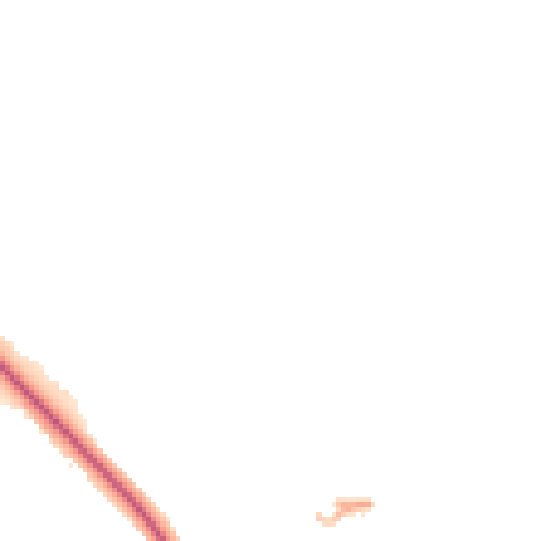 Night-time road noise heatmap for LE5 1UL