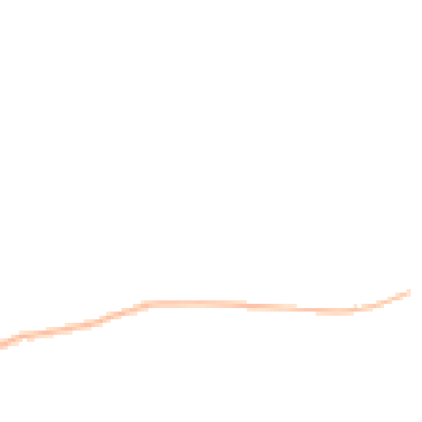 Night-time road noise heatmap for LE5 1WQ