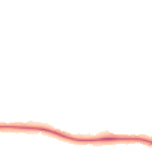 Night-time road noise heatmap for LE5 2LF