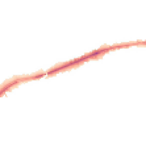Night-time road noise heatmap for LE5 3FD