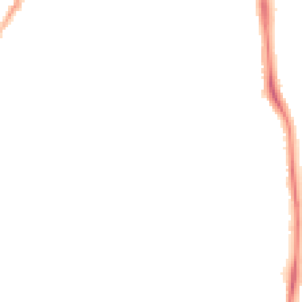 Night-time road noise heatmap for LE5 5FB