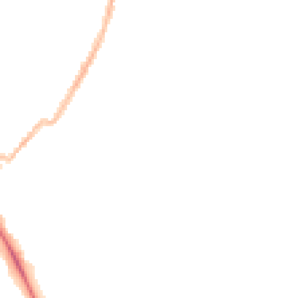 Night-time road noise heatmap for LE5 5HR