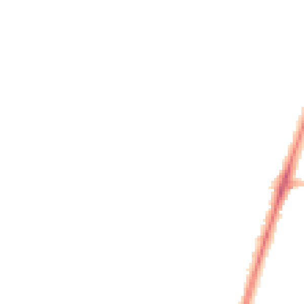 Night-time road noise heatmap for LE5 5RB
