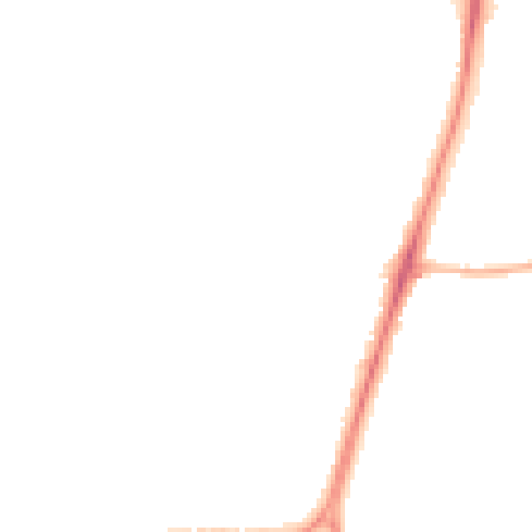 Night-time road noise heatmap for LE5 5RD