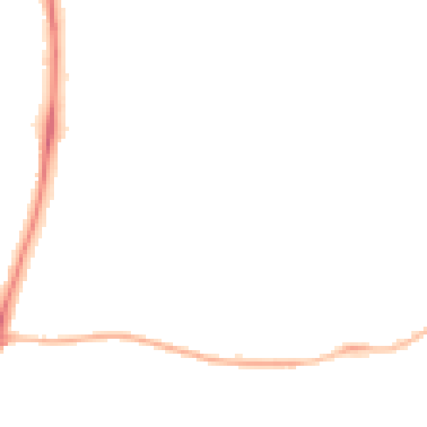 Night-time road noise heatmap for LE5 6AA