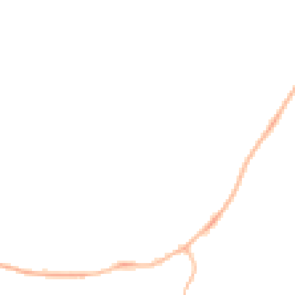 Night-time road noise heatmap for LE5 6DA
