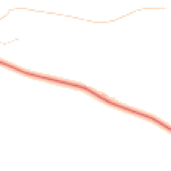 Daytime road noise heatmap for LE7 3BP