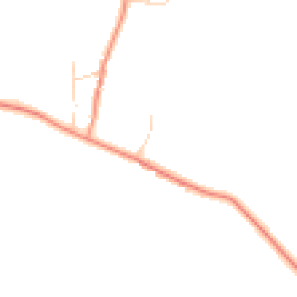 Daytime road noise heatmap for LE7 4AH
